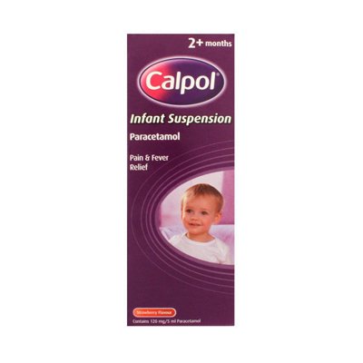 Calpol Infant Suspension Strawberry Flavour 200ml